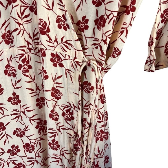 FAITHFULL THE BRAND x ANTHROPOLOGIE Rivera Floral Wrap Midi Dress - Picture 6 of 12